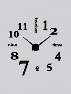Reloj Diy Txt Neg