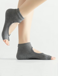 Yoga Sock Tless Gris